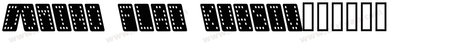 Domino flad kursiv字体转换